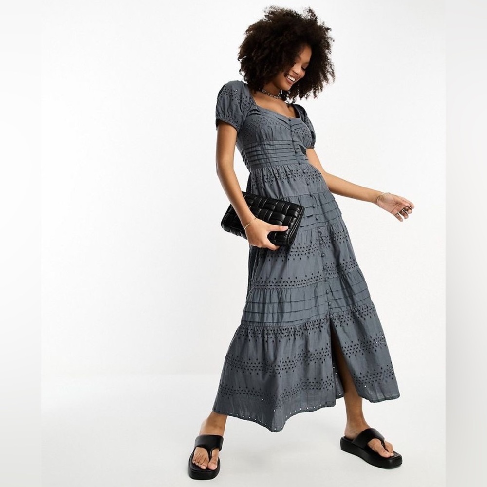 ASOS Summer cotton lined maxi dress